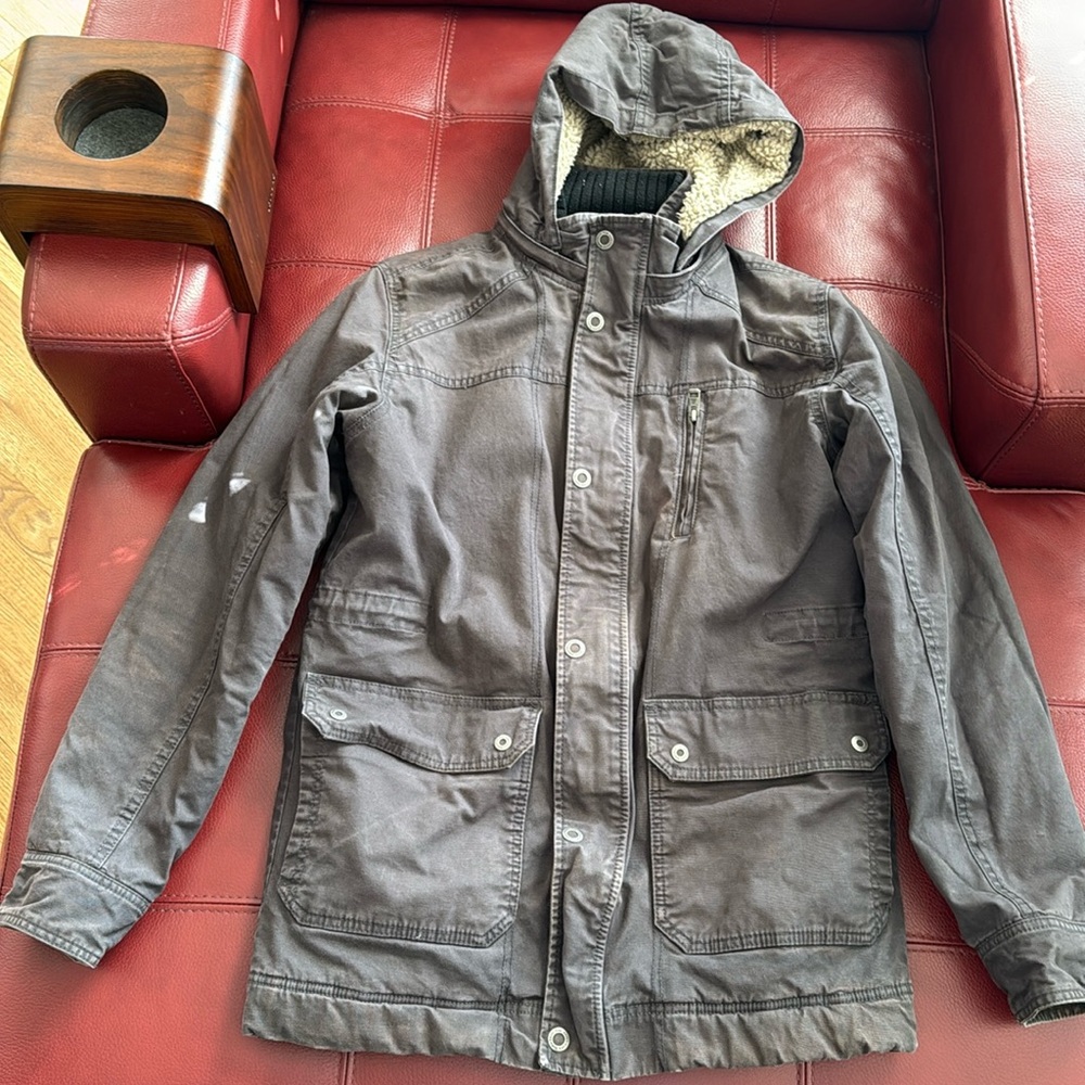 Prana fleece lined parka